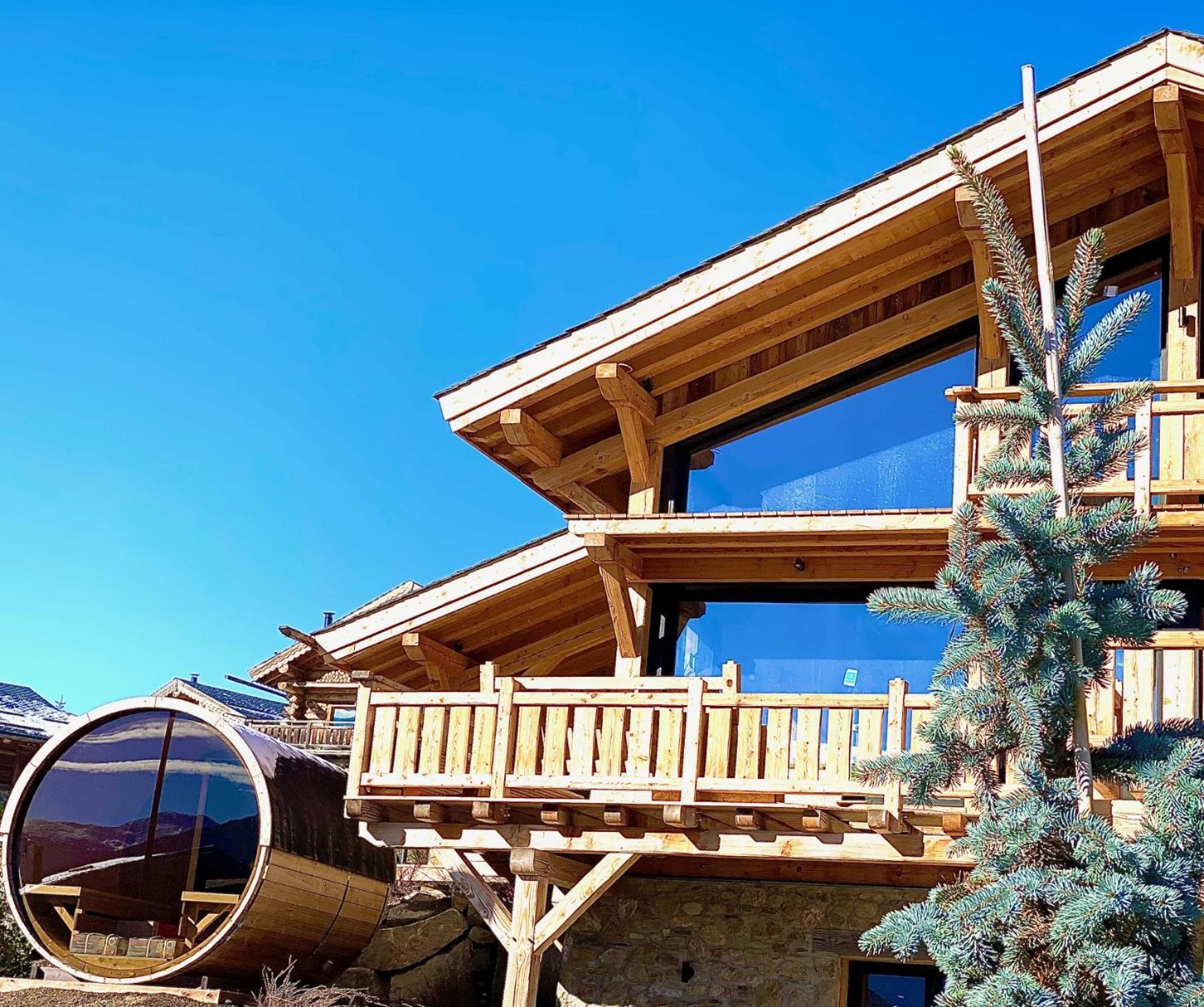 Chalet Aguila - Jacuzzi Et Sauna Panoramique - Construit En 2023 Bolquere Pyrenees 2000 Eksteriør bilde