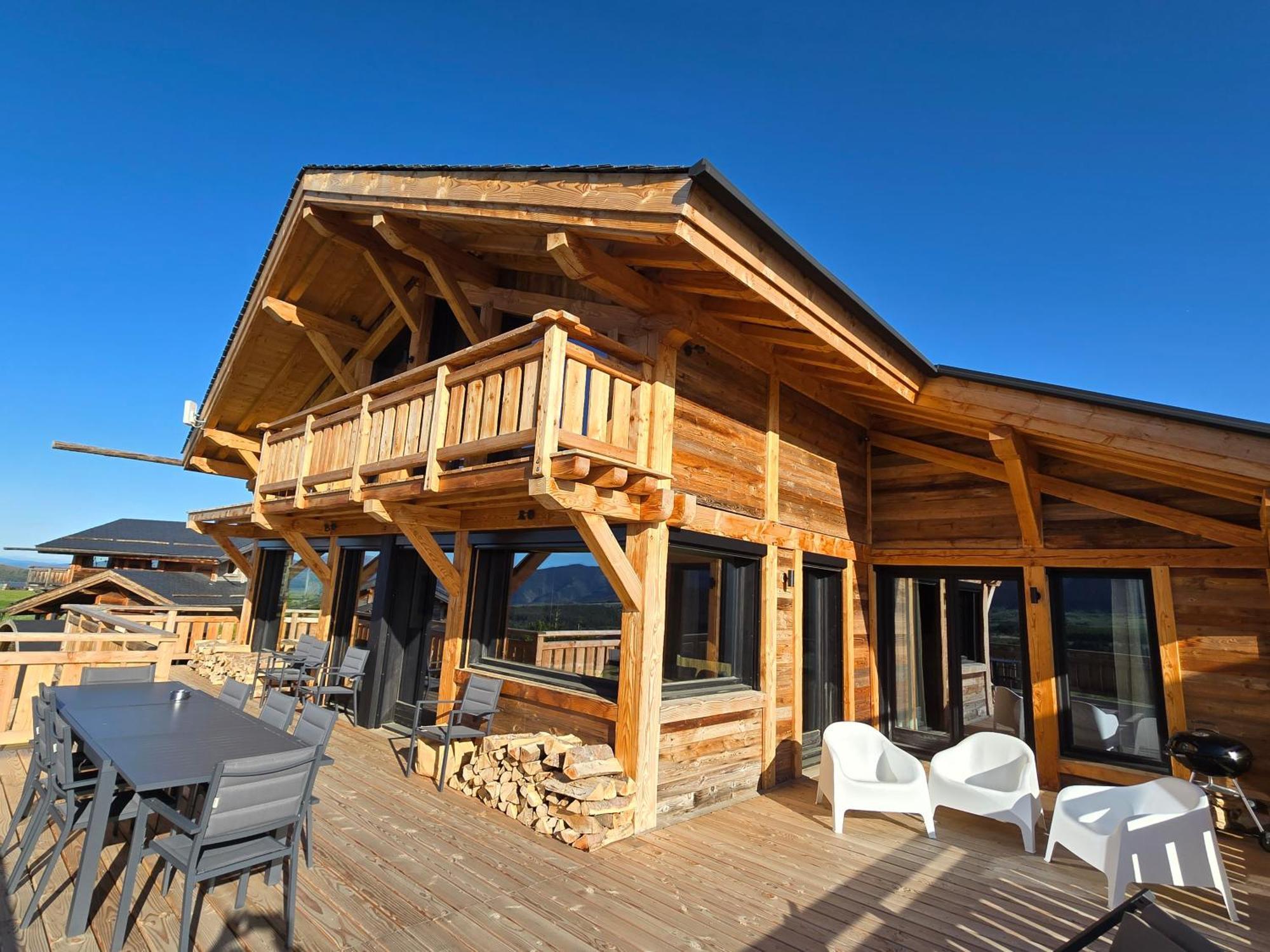 Chalet Aguila - Jacuzzi Et Sauna Panoramique - Construit En 2023 Bolquere Pyrenees 2000 Eksteriør bilde